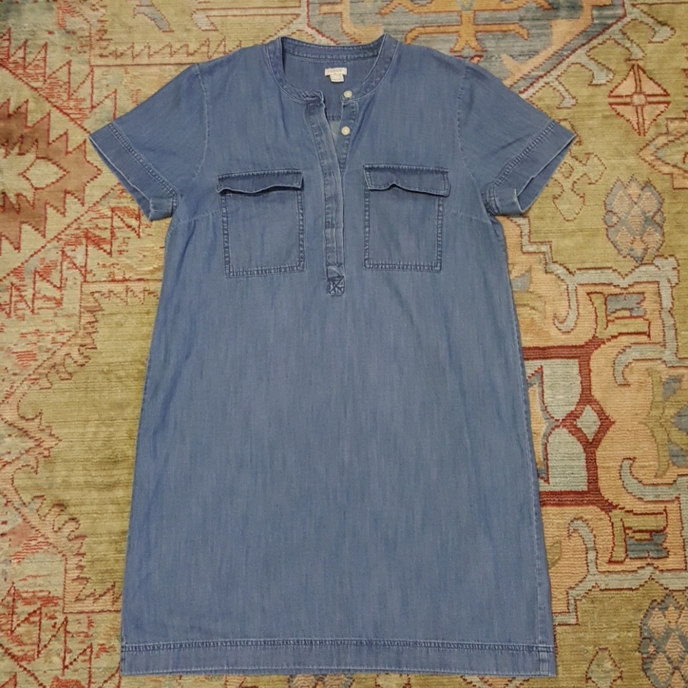 J.Crew Chambray Shirtdress